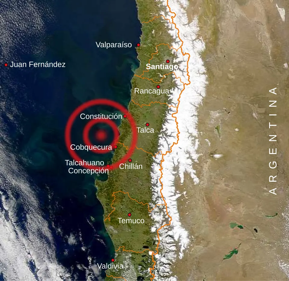 Maule, Chile · 27 de febrero de 2010 · M 8,8