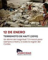 Haití · 12 de enero · Magnitud 7,0