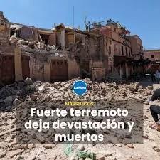 Marrakech–Safi, Marruecos · 8 de septiembre · Magnitud 6,8