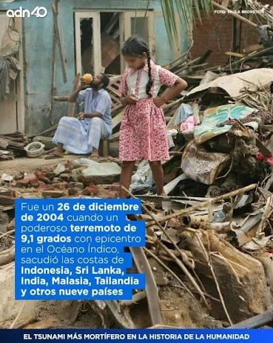 Océano Índico (Sumatra) · 26 de diciembre · Magnitud 9,3
